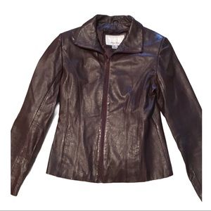 Wilsons Leather Bordeaux Coat